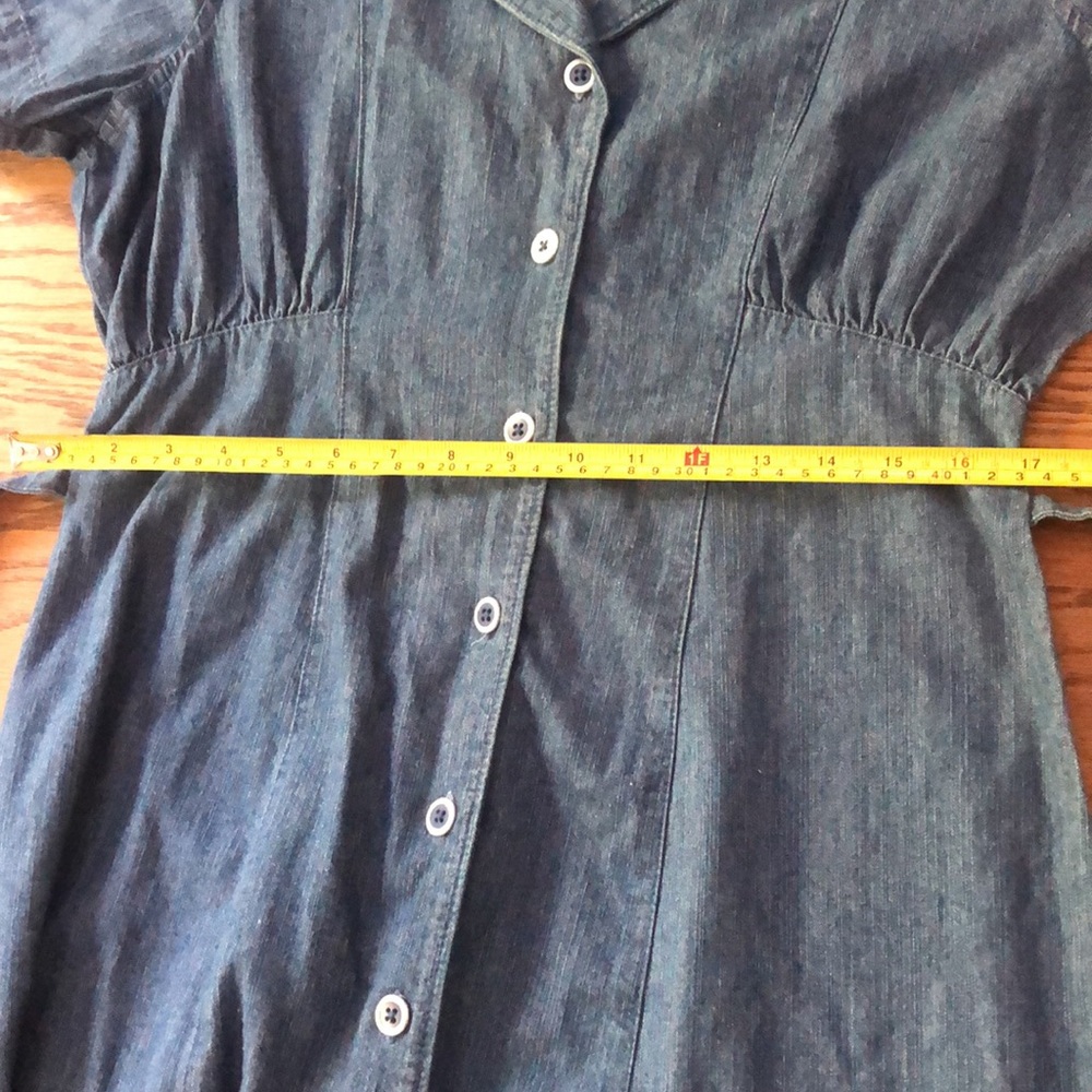 Donated Vintage Denim Maxi Dress - Picture 11 of 12